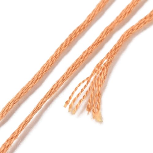 8 Skeins Embroidery Floss Friendship Bracelet String 0.5mm Cross Stitch Embroidery Thread for Jewelry Making Bracelet Knitting Stitching Craft Supplies, Coconut Brown - color: Coconut Brown, 8 Skeins