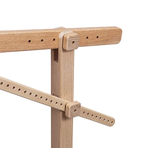 Needlework Floor-Standing Type Stand Made of Natural Organic Beech Wood Tapestry Cross Stitch Embroidery Frame Holder