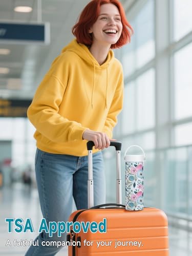 48H Insulin Cooler Travel Case TSA Approved with ℃/℉ Temperature Display - color: 01_watercolor Flowers