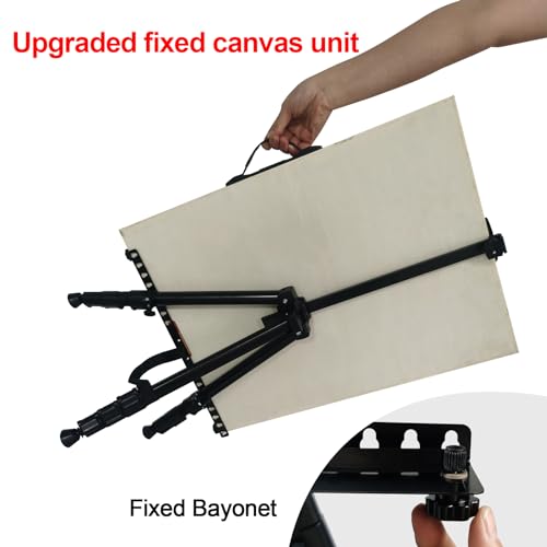 RRFTOK 17-66 Inch Adjustable Art Easel Stand for Painting and Sign, Black - style: 66B 1-Pack