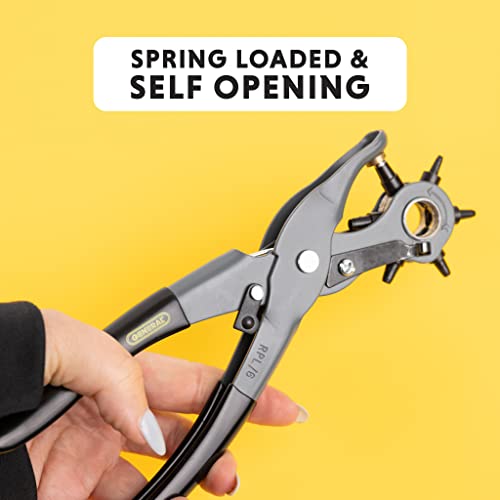General Tools Leather Hole Punch for Belts, Fabric & Crafts Model 72