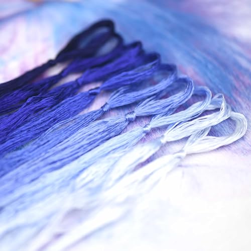 Natural 100% Mulberry Handmade Embroidery Silk Thread Silk Floss (81) - color: 81