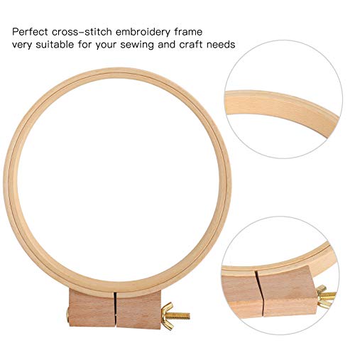 Comdry Quilting Hoop, Oval Universal Practical Embroidery Hoops, for Art Craft Handy Sewing Embroidery Cross Stitch Needle Point Silk Painting