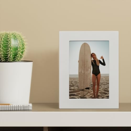 Lawrence Frames White Wood Picture Frame, Gallery Collection, 2 by 3-Inch, 2.5x3.5 - color: White, size: 2.5x3.5