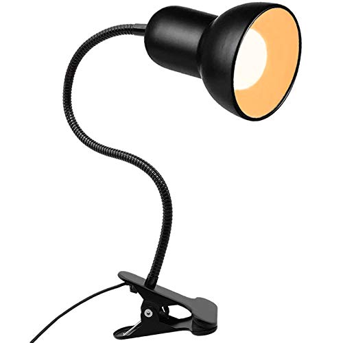 Desk lamp, Clip on Lamp, Clip On Reading Light, Gooseneck Lamp On Cable