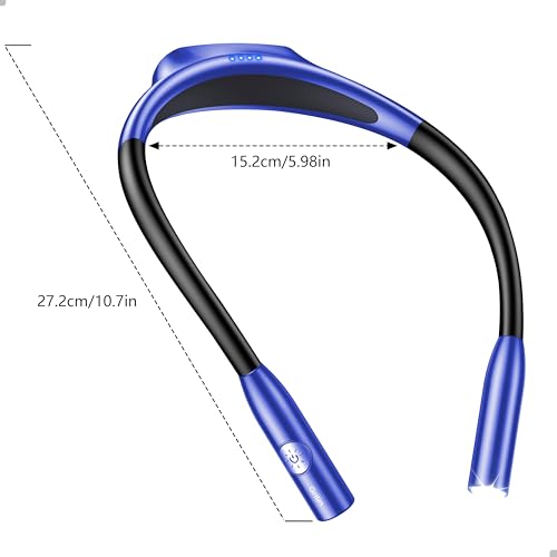 Gritin Book Light, Eye Caring 3 Colors & Dimmable Brightness Reading Light - color: Dark Blue, size: Standard