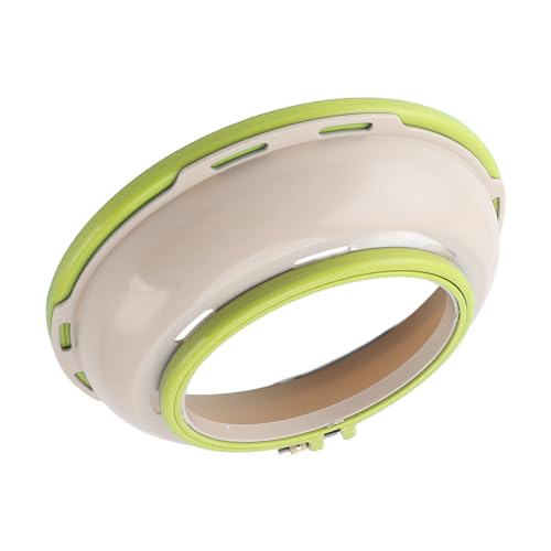 Double Sided Punch Needle Stand Hoop Frame, Embroidery Stand Hoop for Cross Stitch Quilting 16.5cm 25cm (Green) - style: Green