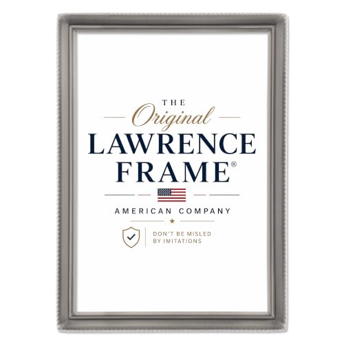Lawrence Frames 11557 Antique Pewter 5x7 Picture Frame - Bead Border Design - color: Pewter, size: 5x7