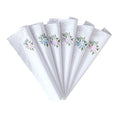 RDS HANKYTEX Cotton Embroidery Ladies' Handkerchiefs Lace Set of 6 - style: 4