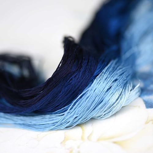 Natural 100% Mulberry Handmade Embroidery Silk Thread Silk Floss (56) - color: 56