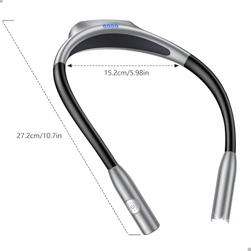 Gritin Book Light, Eye Caring 3 Colors & Dimmable Brightness Reading Light - color: Gray, size: Standard