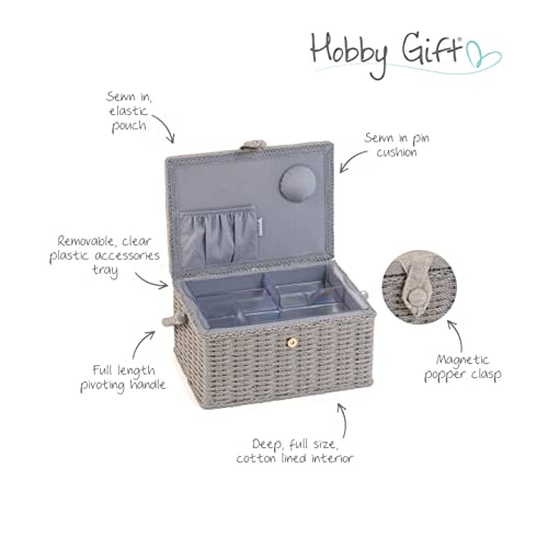 Hobby Gift Medium Sewing Box Organiser - color: Wild Flowers