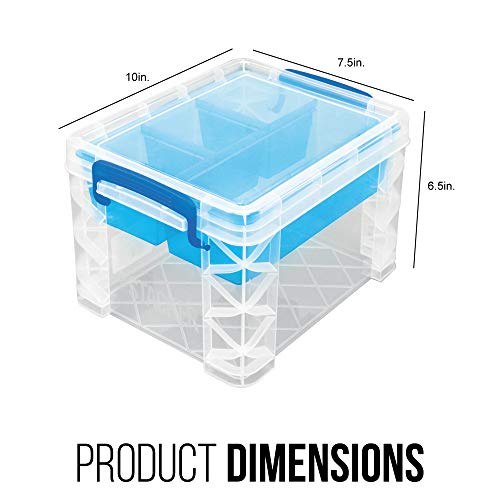 AVT37375 - Advantus Super Stacker Divided Storage Box