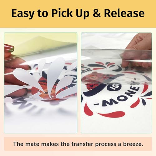 TransOurDream Heat Transfer Mask & Iron on Tape(15 Sheets, 8.5x11") - Iron-On Clear Positioning Film for Light Transfer Paper & Printable HTV on Shirts - color: Mask-Light, size: 20 Sheets