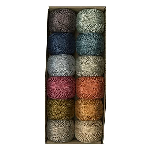 Valdani Pearl Cotton Sz 8 | Light by Bigsby Designs | 74 Yds/Ball - color: Light by Bigsby Designs, size: 8