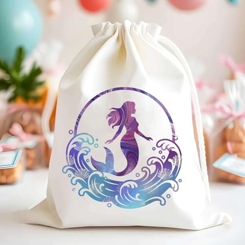 Tintnut Mermaid Ocean Heat Transfer Vinyl,10 Sheets 12×10in Iron on Vinyl - color: Mermaid-10