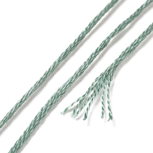 12 Skeins 12 Colors 6-Ply Polyester Embroidery Floss Cross Stitch Threads for Jewelry Making Bracelet Stitching Craft Supply 0.5mm,Ocean Color Series - color: 12 Skeins,ocean Color