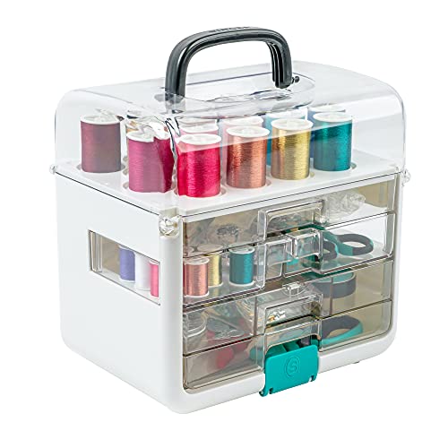 SINGER ProSeries™ Sew-It-Goes Sewing Kit & Storage Organizer, 356 Count - color: Grey, size: One Size