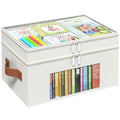 Foyego Craft Organizers and Storage Box, 2-Layer, Beige
