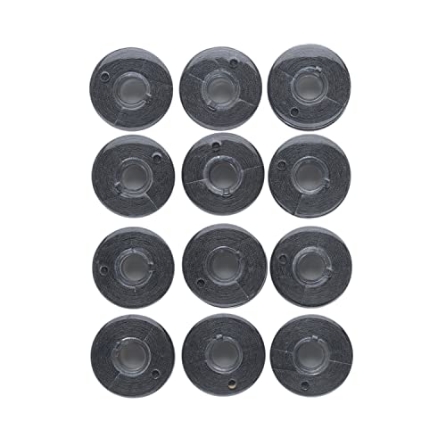 Sew Great Sewing Machine Prewound Bobbin 60 Weight Polyester Thread 12-Pack #409 Smoke Gray - color: Smoke