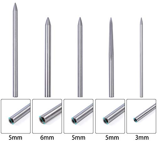 Ruisita 7 Pack Stainless Steel Paracord FID Set Paracord Lacing Stitching Needles and Smoothing Tool with Clear Storage Box for Laces Strings Leather Weaving and Paracord Bracelet