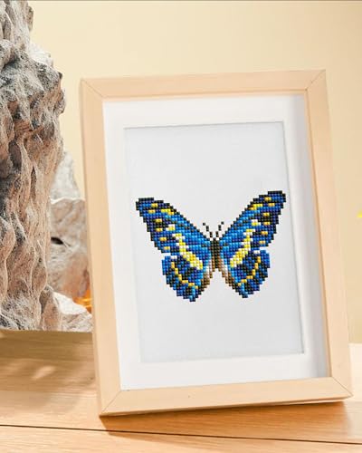 PeakLuv Mini Diamond Art Kits Butterfly Small Diamond Painting Kits - color: Butterfly2