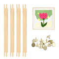 OwnMy 9 Inch Needlepoint Stretcher Bars Wood Stretcher Bars for Needlework - size: 9 Inch
