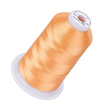 Simthread Embroidery Machine Thread 5000M 40WT Polyester, Cantaloupe S026 - color: CantaloupeS026