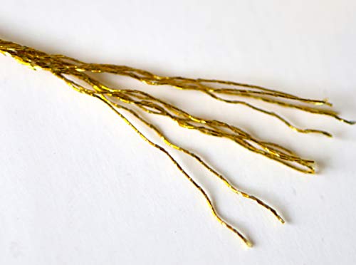 24 Skeins Metallic Embroidery Thread -Cross Stitch Threads - Friendship Bracelets String - Crafts Floss Gold and Sliver - color: Gold and sliver, size: 24 skiens