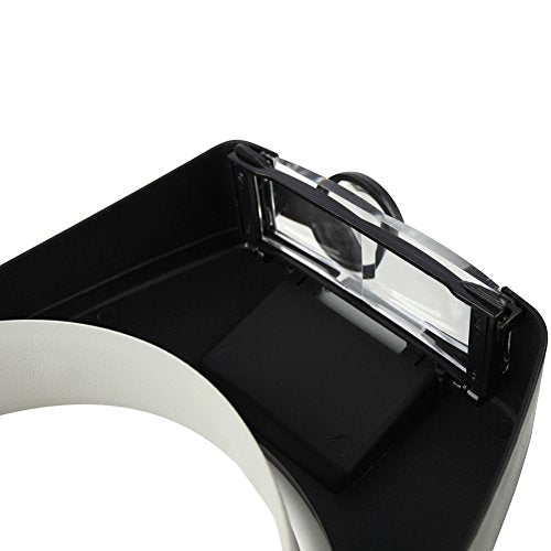Headband Magnifier with Light，Glasses for Close Work,10X - color: 1.5x-3.5x - Led Light