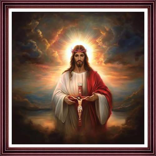 Funchey Counted Cross Stitch Kits for Adults Needlepoint Kits Unprinted Cross Stitching Embroidery Kit 11CT Cross Stitch Supplies- (ArtsKits18) - color: ArtsKits18