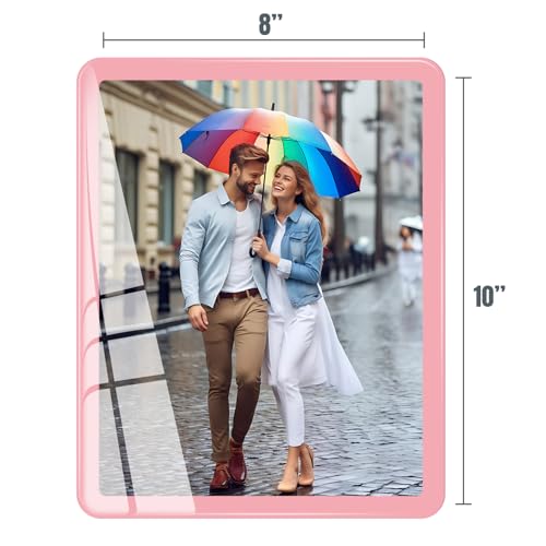 Bluesun Pink 8×10 Picture Frame, Vertical & Horizontal Wall & Tabletop - color: Pink, size: 8x10 （1 Pcs）
