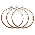 Waziaqoc 8 Inch Embroidery Hoop Frame Set, Round Circle, 3 Pcs - style: 8 inch