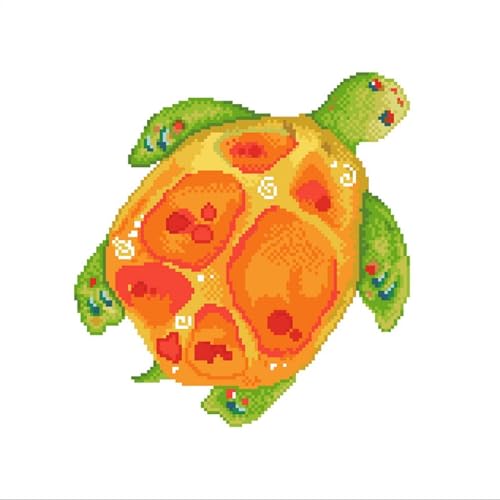 DIAMOND DOTZ Turtle Journey Diamond Painting Kit for Adults with Gems - color: Turtle Journey