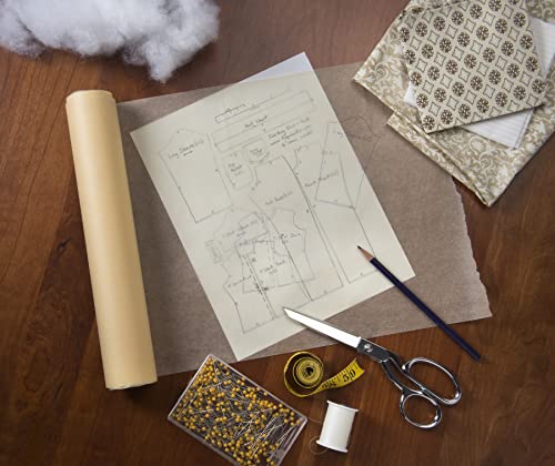 Bienfang Sketching & Tracing Paper Roll, Canary Yellow, 24 Inches x 20 Yards - Large for Drawing, Trace, Sketch, Craft, Sewing Pattern