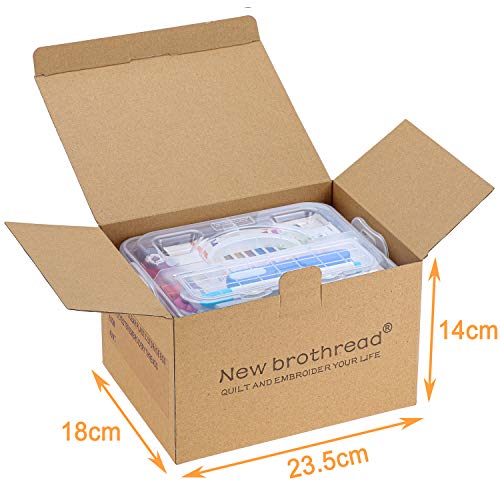 New brothread 40 Colors Embroidery Machine Thread with Storage Box - color: 40 Colors