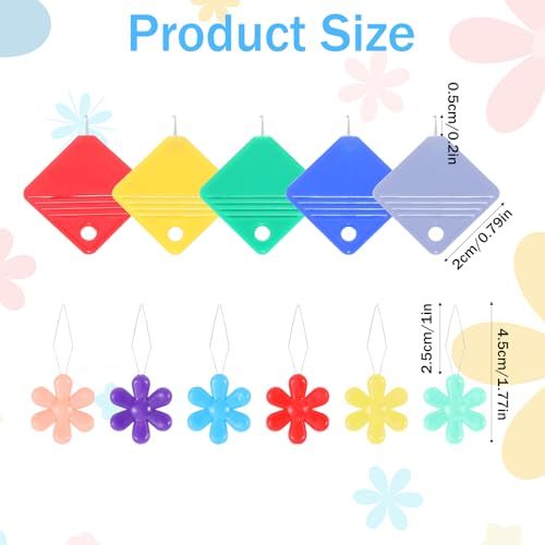 11 Pcs Needle Threaders, Simple Needle Threader Tool for Hand Sewing