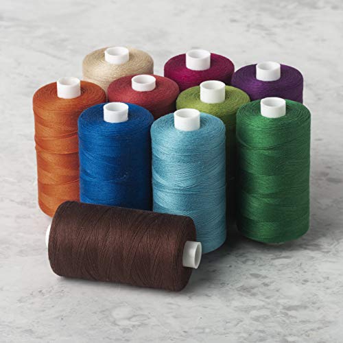 Connecting Threads 100% Cotton Thread Sets - 1200 Yard Spools (Set of 10 - Bejeweled) - color: Bejeweled