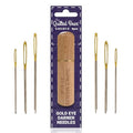 The Quilted Bear Gold Eye Darning Needles, Sizes 3/2/1 - size: Darner Needles 3.0/2.0/1.0