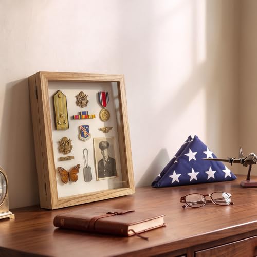 TJ.MOREE Extra Large Shadow Box 16x20 Display Case Picture Frame Carbonized - color: Carbonized, size: 16x20