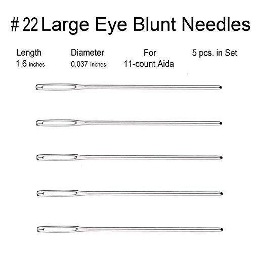 20pcs Tapestry Needles Four Sizes 18, 20, 22, 24 for Yarn and More