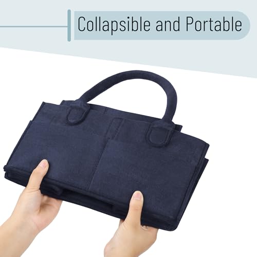 Mr. Pen- Baby Diaper Caddy Organizer, Navy Blue - color: Navy Blue, size: 1 Pack, Regular