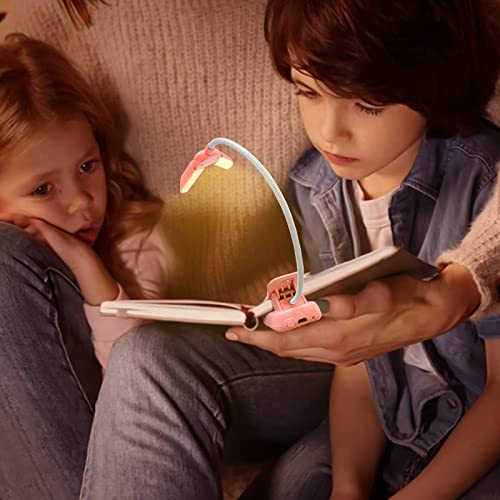 Vekkia 14 LED Rechargeable Book Light for Reading at Night - color: Pink