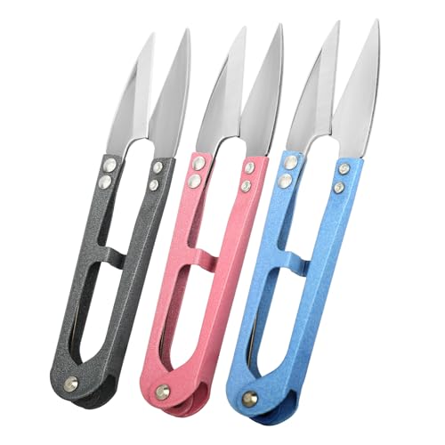 CZZXI 3PCS Thread Snips, High-Carbon Steel Thread Cutter
