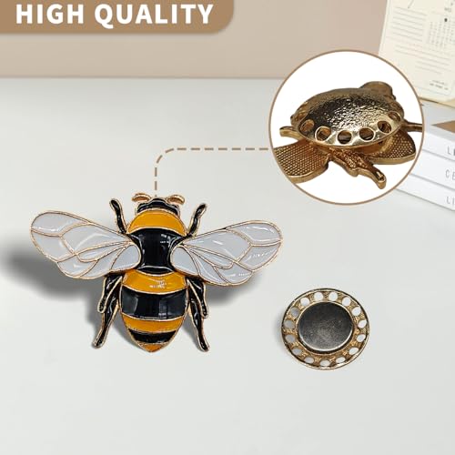 Needle Minder Magnet, Magnetic Needle Minder, Needle Minders Magnetic Cross Stitch Accessories, Magnetic Needle Holder, Life Tree, Butterfly, Cats, Owl, Heart (Bee) - size: Bee