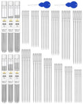 JNENERY 60 PCS Hand Sewing Needles, 6 Size Large Eye Sewing Needles - size: 6 Size-60PCS