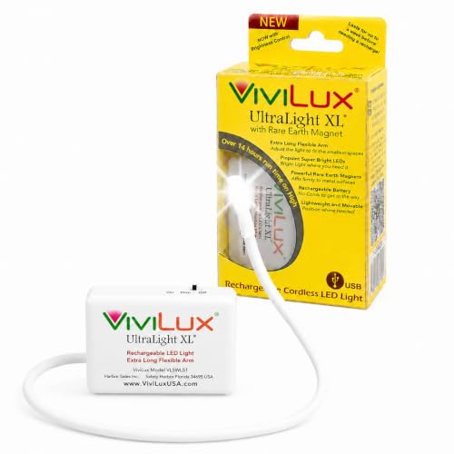ViviLux Ultralight XL Craft & Sewing Light, Magnetic Mount, 1500 Lumen LED - size: XL (Magnet)