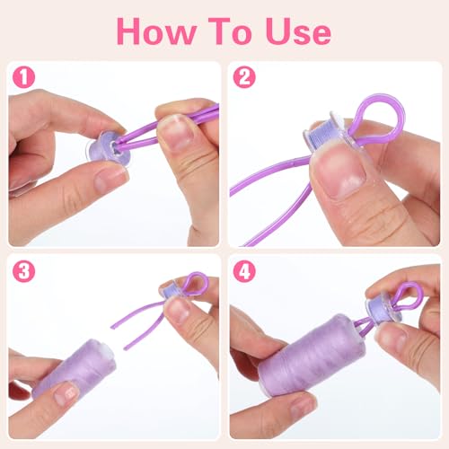 100 Pcs Sewing Bobbin Thread Holder, Keep Your Bobbin Threads Matched Up Plastic Bobbins Clips Sewing Machine Quilting Supplies Sewing Notions for Thread Spool Organizing Embroidery Quilting