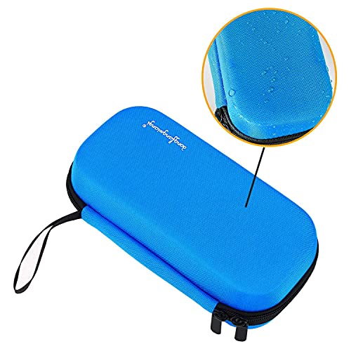 YOUSHARES Insulin Cooler Travel Case - Handy Medication Insulated Diabetic Carrying Cooling Bag for Insulin Pen, Glucose Meter and Diabetic Supplies with 3 Cooler Ice Pack - color: 01 Eva Bu