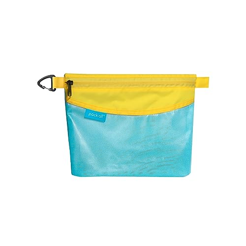 pack all Water-Resistant Zipper Pouch, Mesh Zipper Bag, 10.23"x7.48" - color: Blue, size: Medium